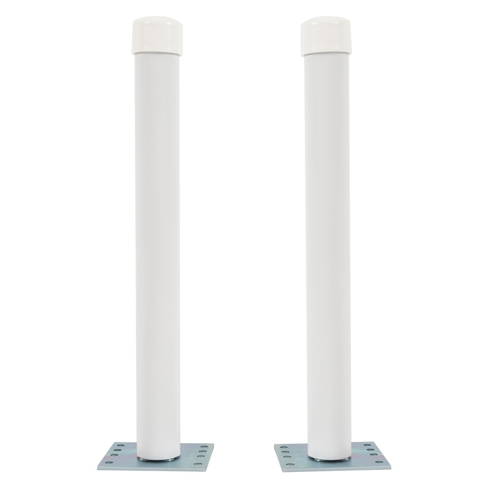 2PCS Steel 22" Pontoon Trailer For Boat Post Guide-On Guide On Post W/hardware