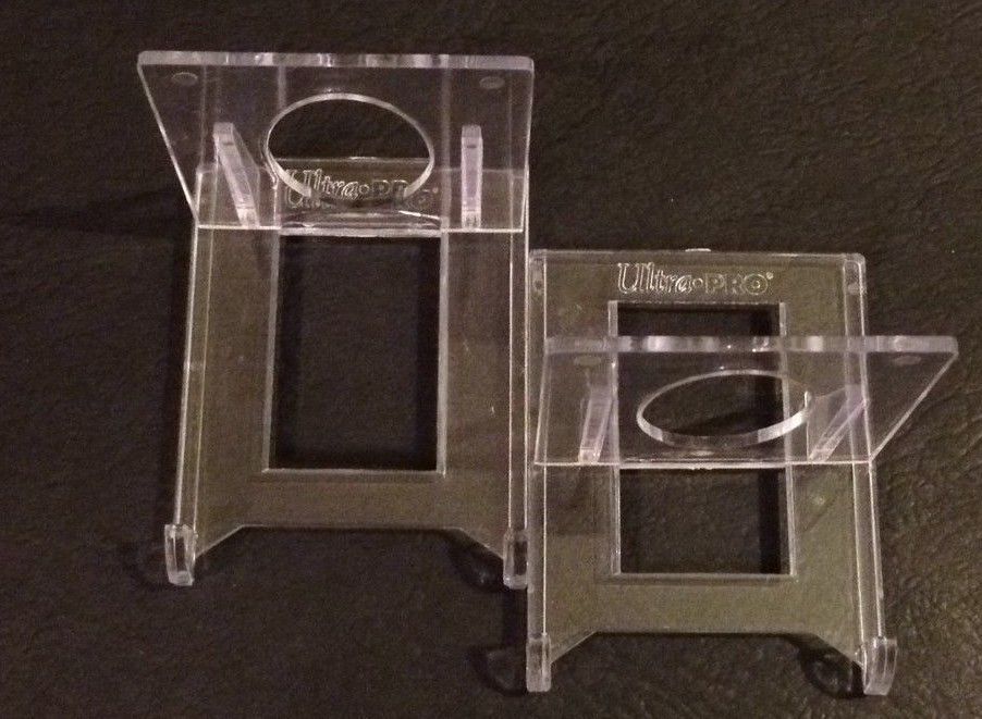 2x iPad Tablet 2-Piece Acrylic Adjustable Desktop Display Stand Easel $2.98 ea