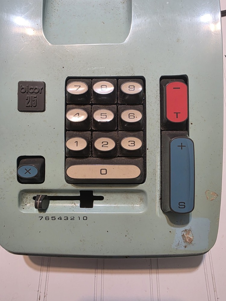 Vintage Bicor Model 215 Electric Adding Machine