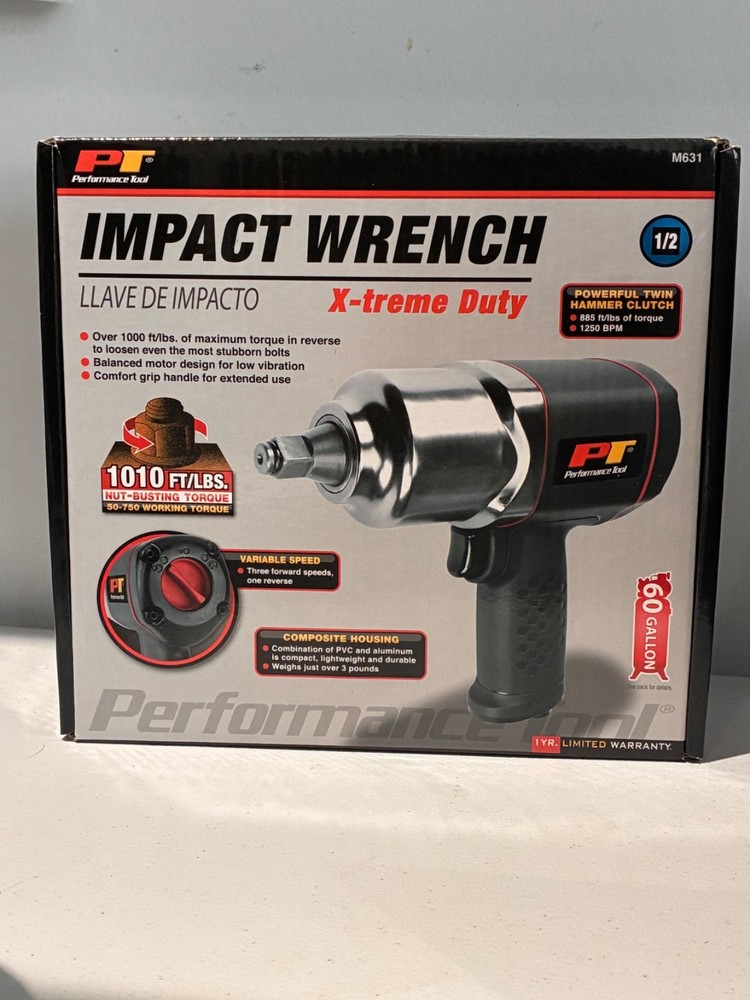 Performance Tool M631 1/2-Inch Composite Impact Wrench
