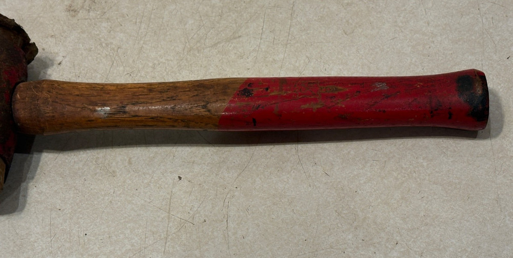 Vintage Chicago Rawhide Split Head Hammer Mallet No. 3 USA
