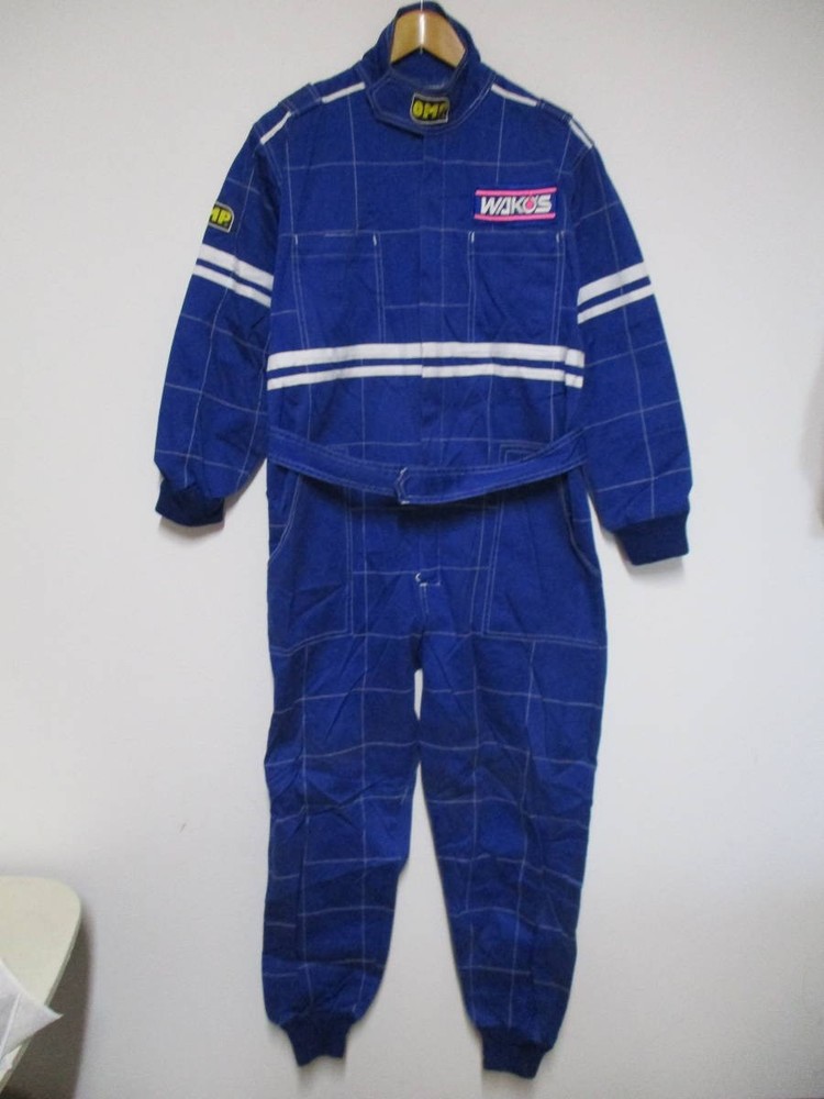 OMP Wakos Overalls Mechanic Suit Blue