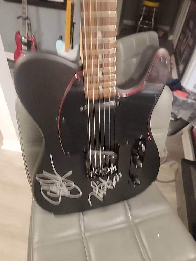 Samantha Fish And Tab Benoit Autographed Guitar