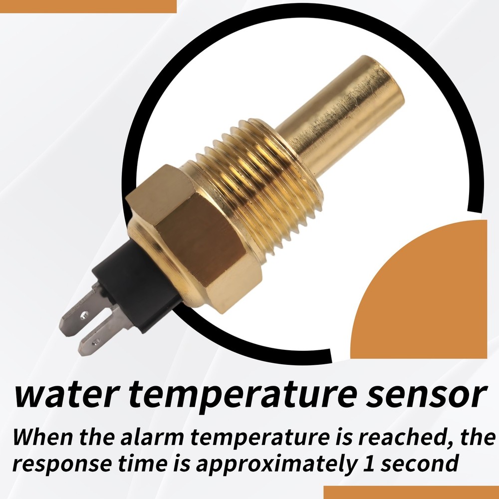 For engine water temperature sensor oil temperature sensor 1/2NPT 21mm Gew9233