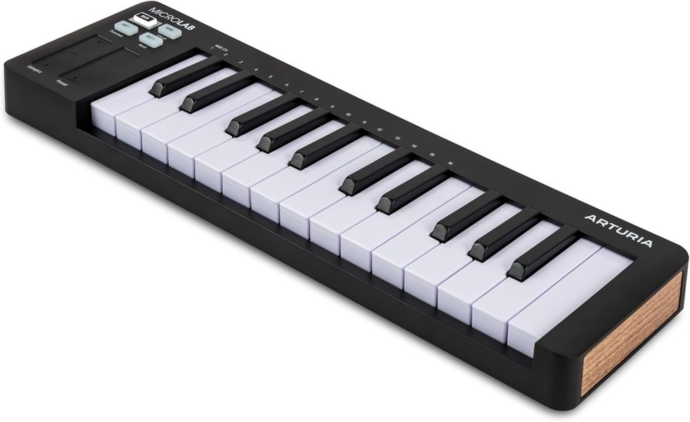 Arturia Microlab Mk3 25-Key USB MIDI Controller - Black
