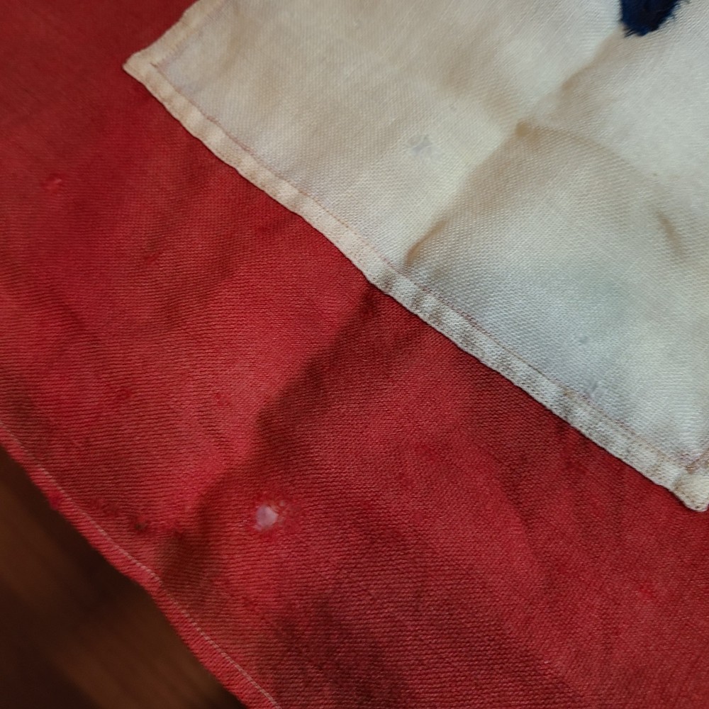WWI 2 Sons in Service Wool Flag Multi Piece Construction Home Front