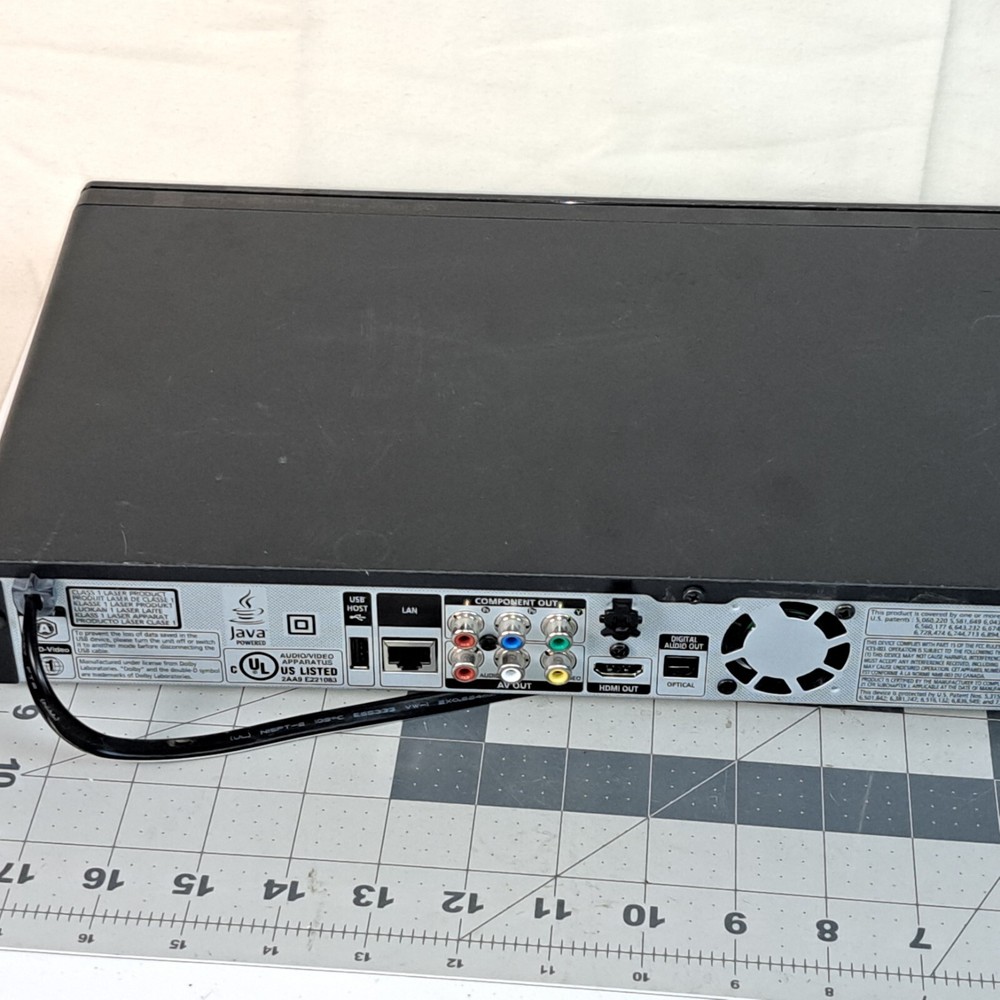 Samsung Model BD-P1600 Blu-Ray Player No Remote Tested