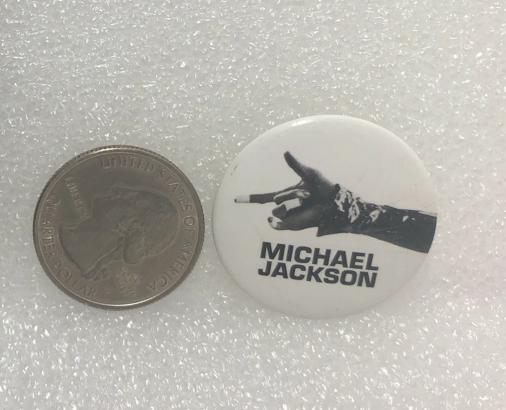 Michael Jackson Button Pin