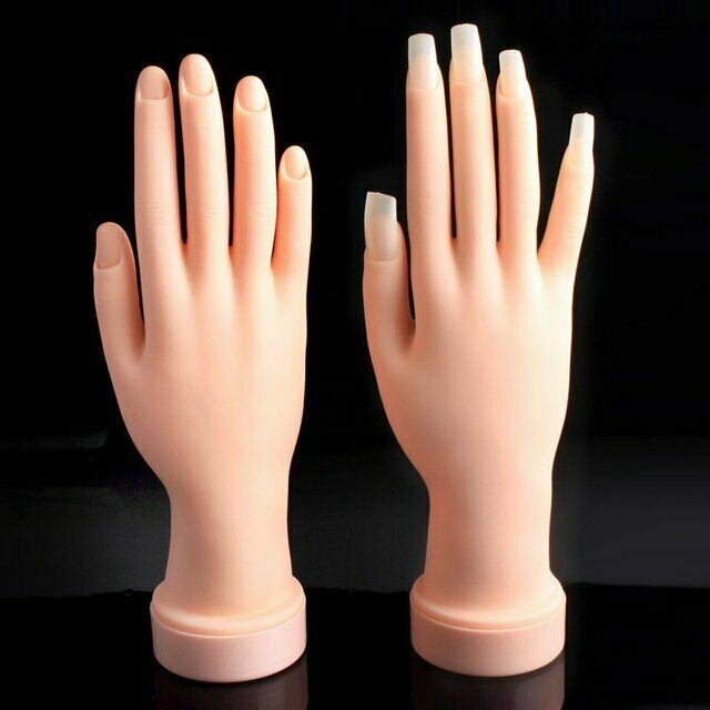 Manicure practice plastic hand model