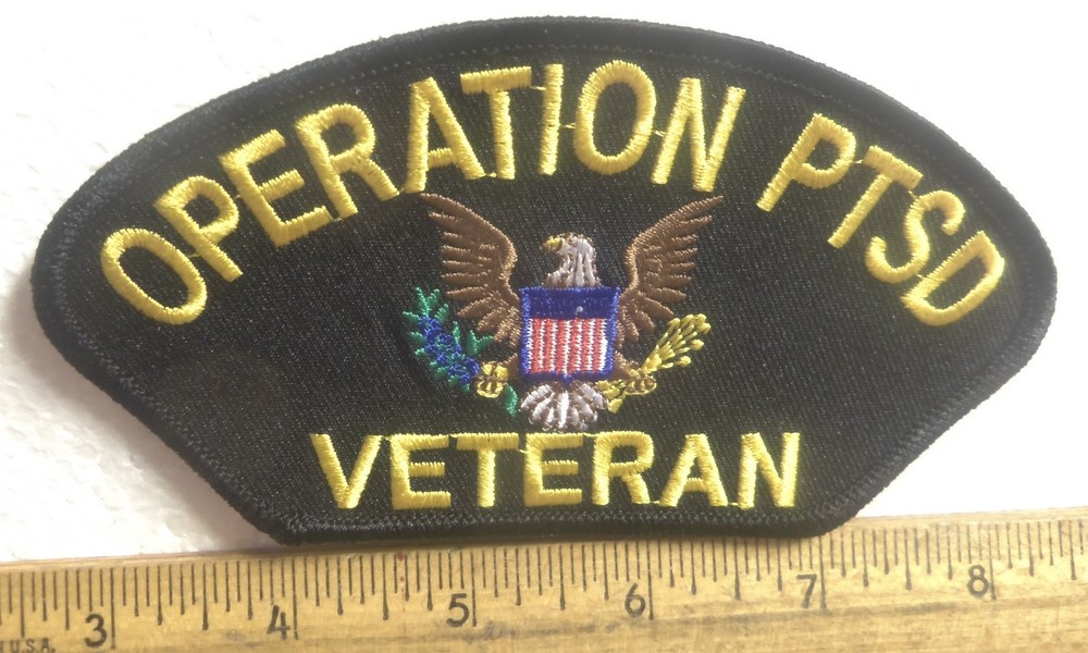 Operation PTSD - Veteran Embroidered Patch