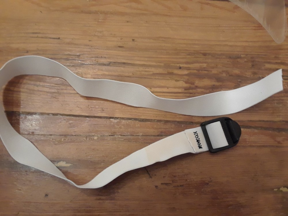 Technique Reusable Face Shield, Aluminum Frame Poly Shield with Strap, USA Made