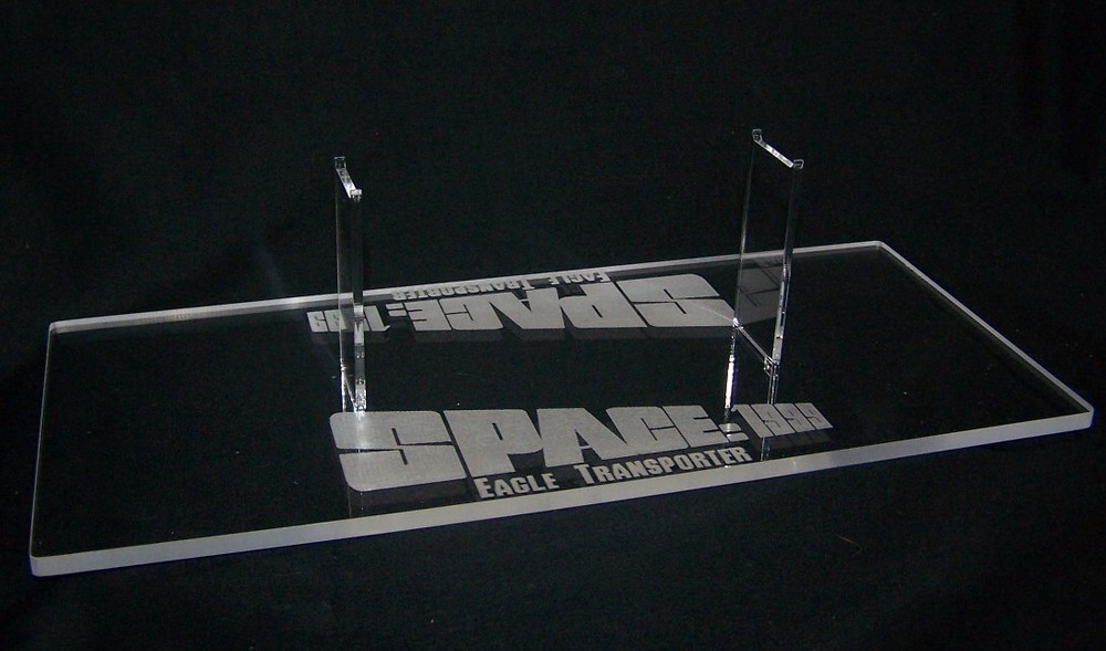 acrylic display stand for 12" diecast & model Space 1999 Eagle Transporter