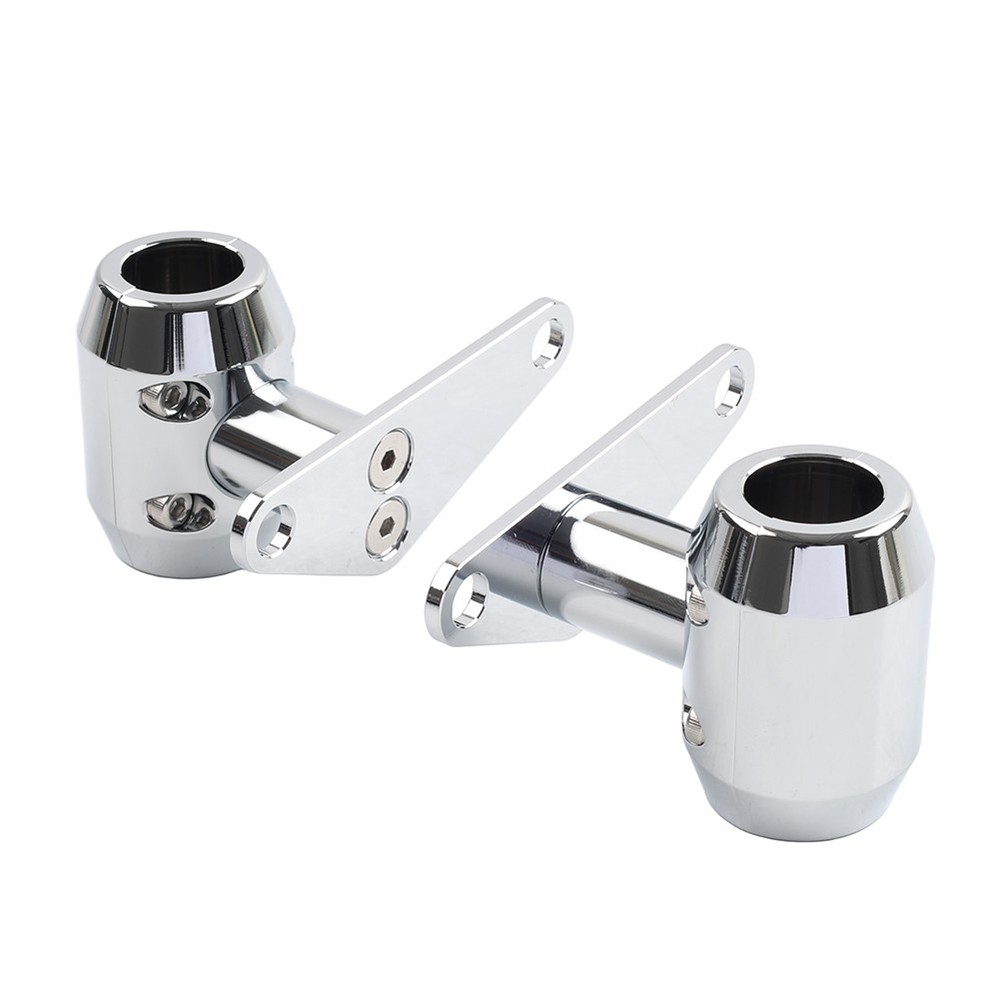 0-6" Springer Front End Fork Mudguard Mount Chrome For Harley Choppers Custom