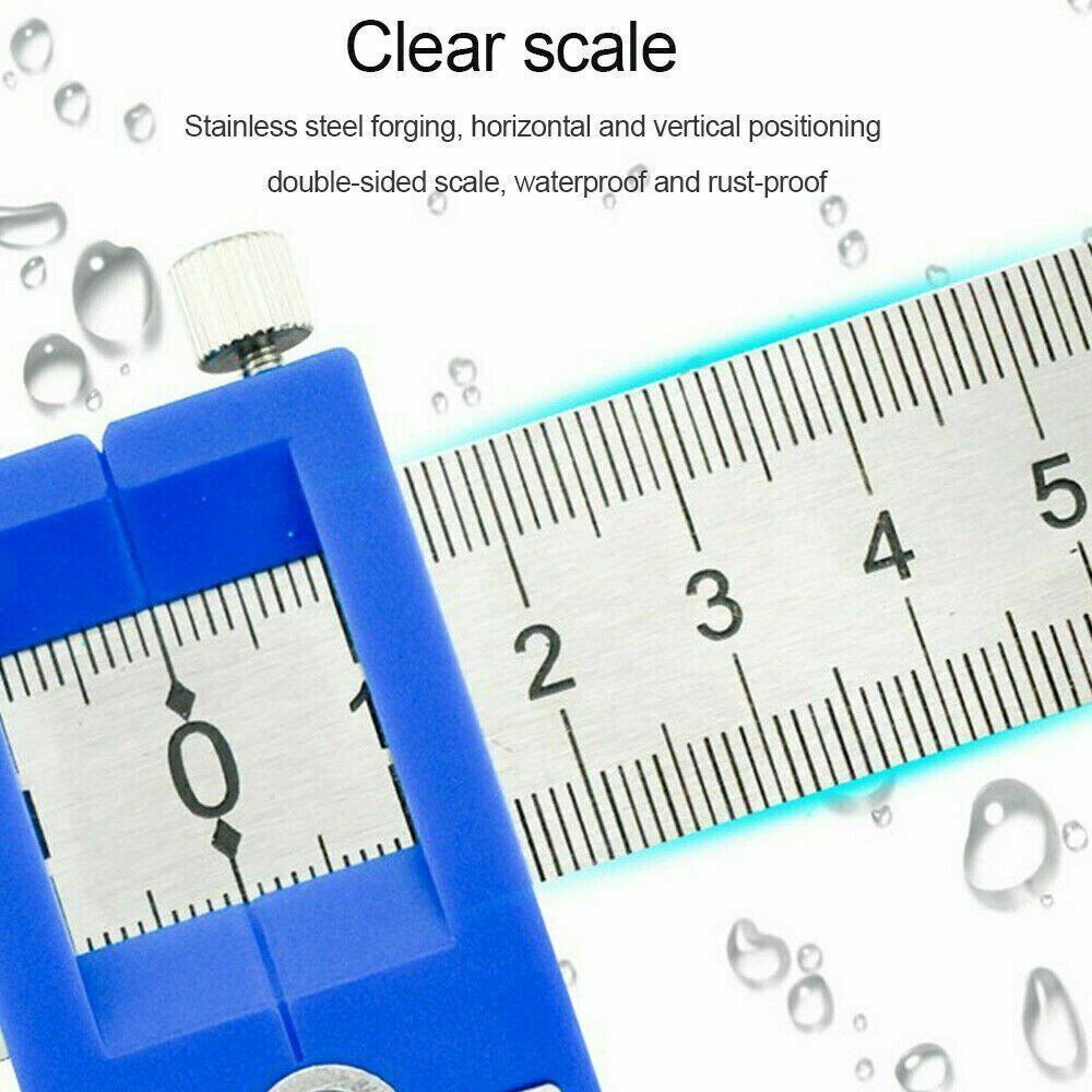 Cabinet Hardware Jig Adjustable Punch Locator Handle Template Tools Drill Guide