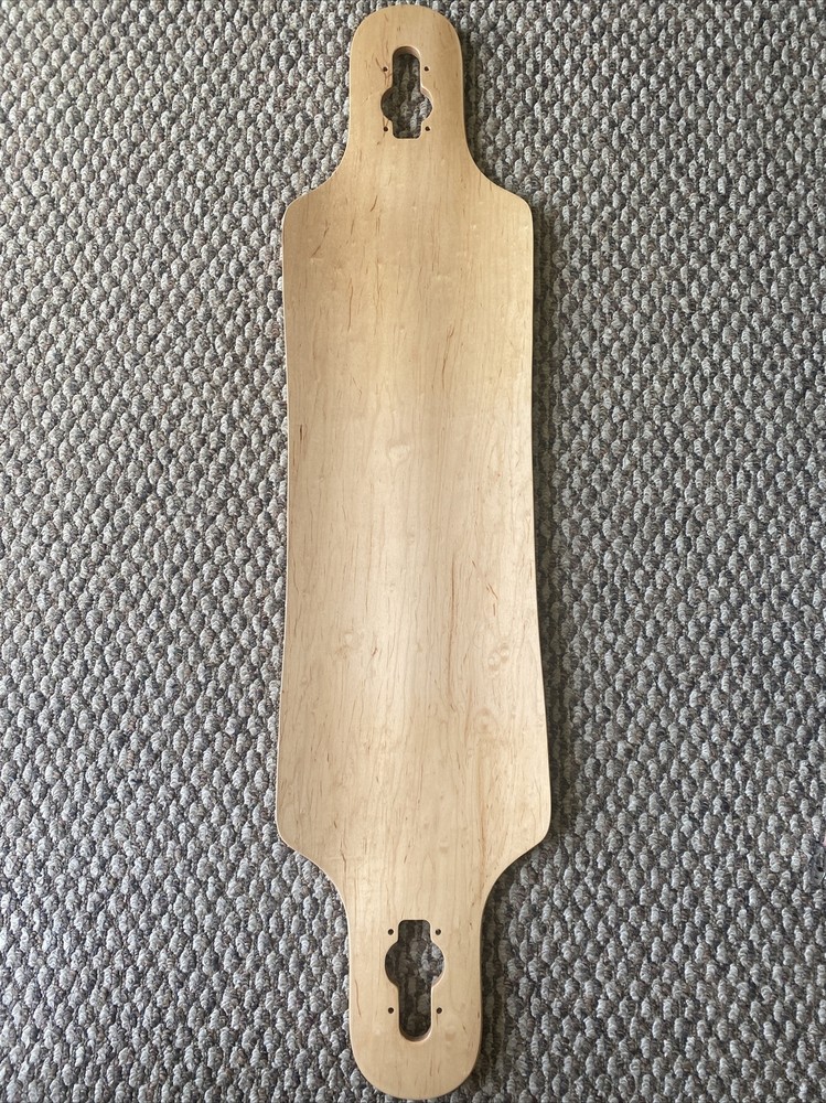 Drop through￼ Longboard With Micro Drop 40”X9.5” Cold Pressed Canadian Maple