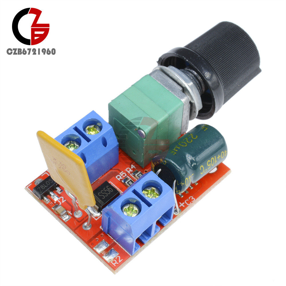 Mini DC 3V-35V 3-35V 5A Motor PWM Speed Control Switch Controller  LED Dimmer