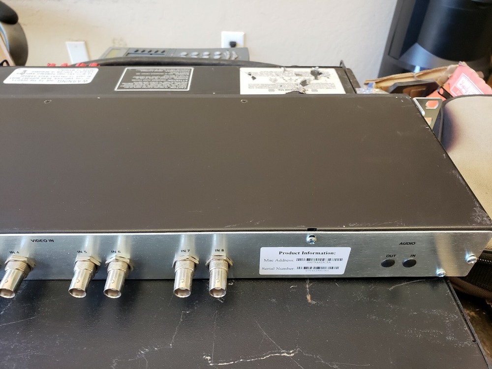 VERINT S1708e-T NEXTIVA 8 CHANNEL VIDEO ENCODER USED TESTED
