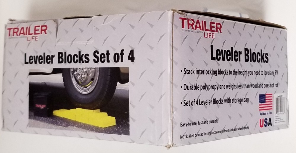 Trailer Life RV Leveling Blocks 4-Pack