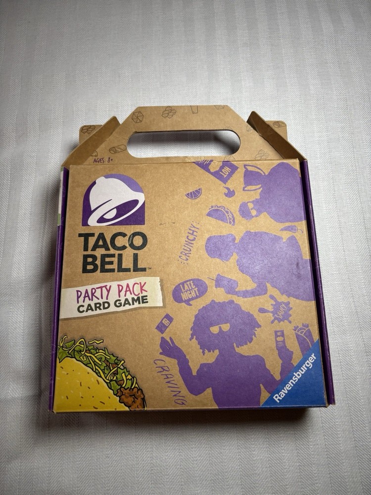 Taco Bell Party Pack Card Game Complete Set Open Never Played