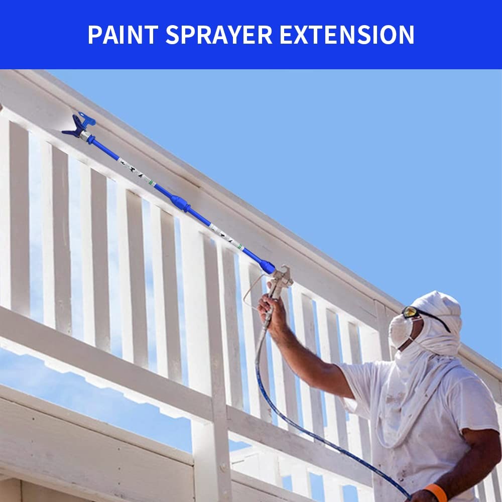 Universal Extension Pole Rod & Nozzle Tip Guard Protector for 60, blue