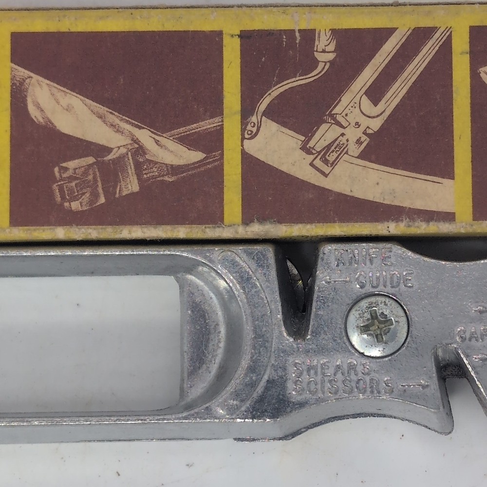 Selectool Master Sharpener with Box & Instructions Knife Scissors Glass Cut USA