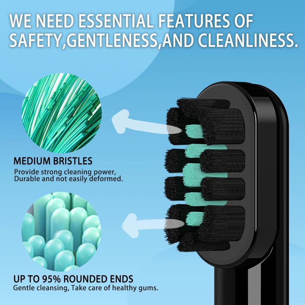 9 Pack Toothbrush Replacement Heads Compatible with Quip Ultra Next Generatio...