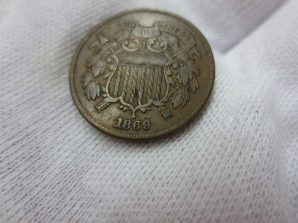 1869 Two Cent Piece (Set Break)