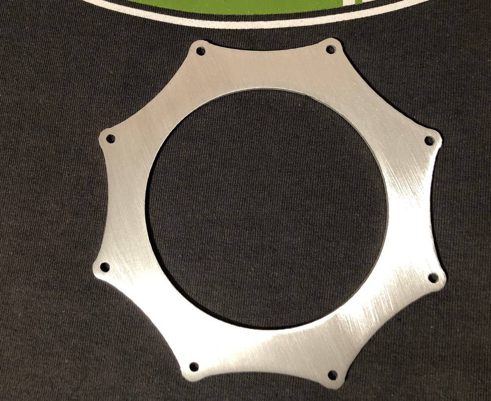 3.5” Aluminum Exhaust Ring Panel For Fender Exit