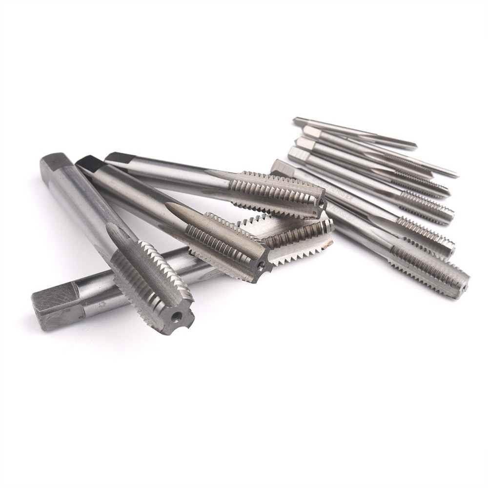 HSS Metric Hand Machine Tools M3-M20 11 Sizes Left Hand Thread Tap Drill Bits