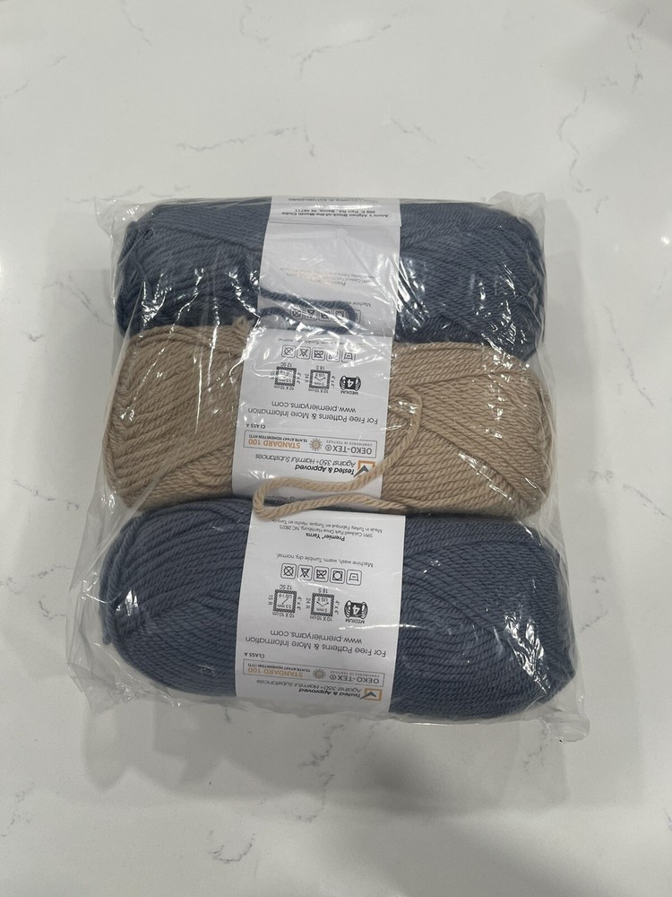 Premier Yarn Anti-Pilling Everyday Worsted Solid Yarn-Silver.