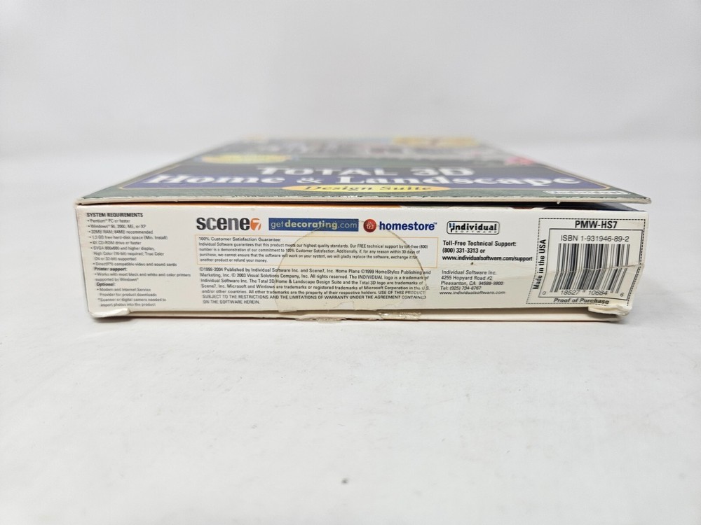 Total 3D Home &Landscape PC CD-ROM 2004