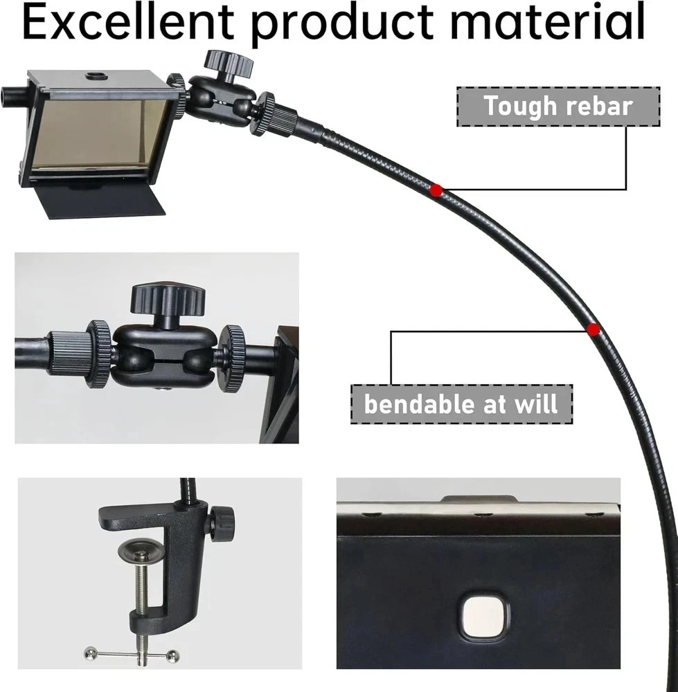Camera Lucida Drawing Tool,Multi-Angle Fixture,Adjustable Pea Jig Projector Can