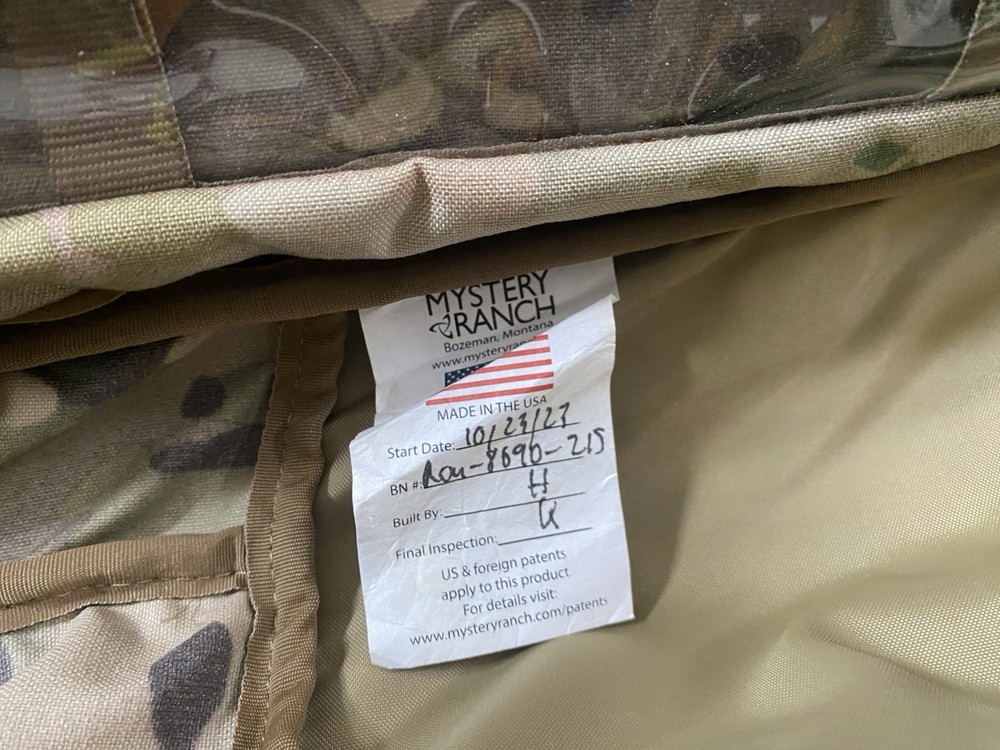 Mystery Ranch Multicam Rous Pack Tactical Military