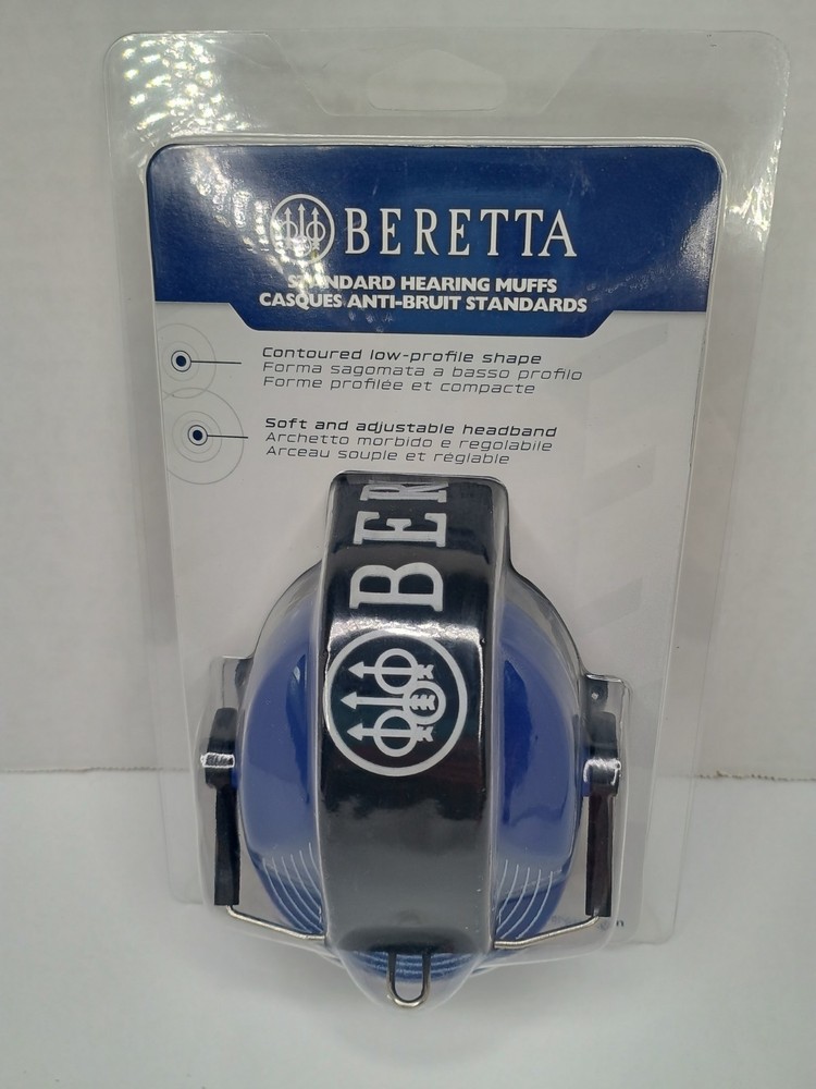 Beretta Standard Earmuff 25db Muff Hearing Protector BLUE CF1000000205SS