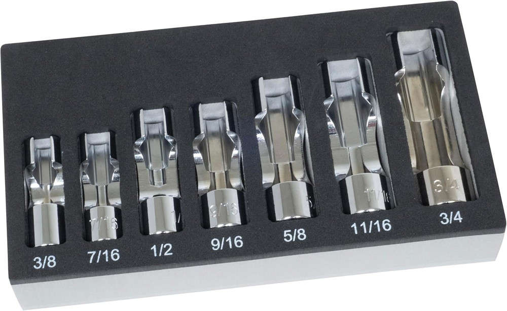 13180 SAE Flare Nut Socket Set, 7 Piece
