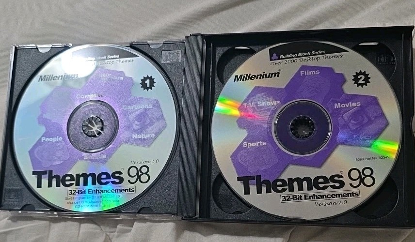 Total Themes 98 PC Software Millenium Win95/98 Desktop Themes