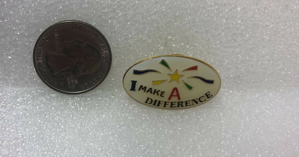 I Make A Difference Star Pin