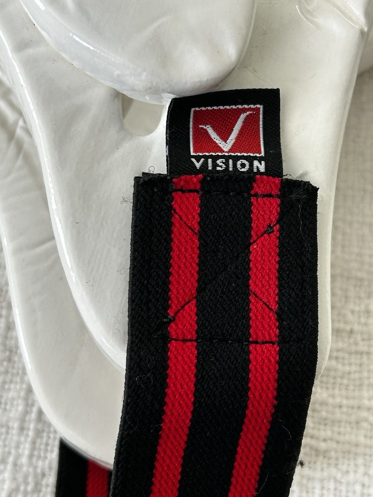Vision Karate Sparring Head Gear Guard Protector White Size Mens Medium