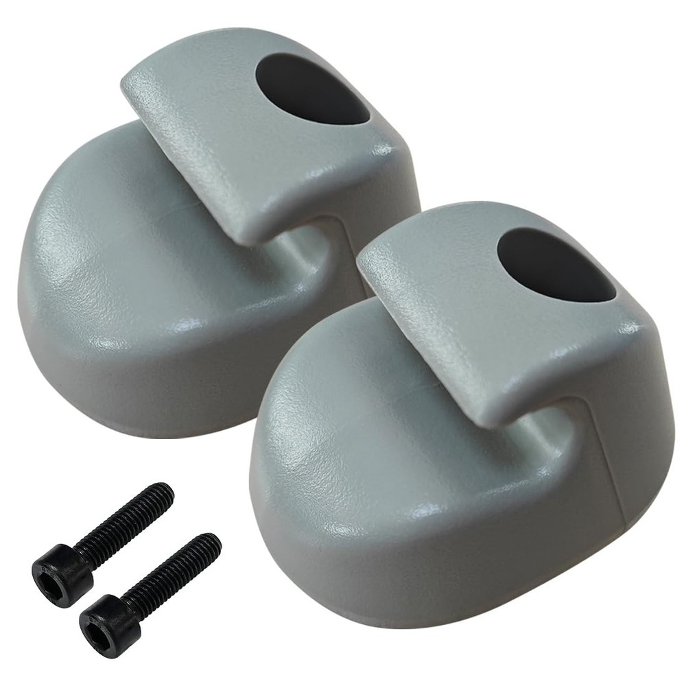 FV 2pcs Sun Visor Clip Pair Gray Interior-Bone for Kenworth Peterbilt Interio...