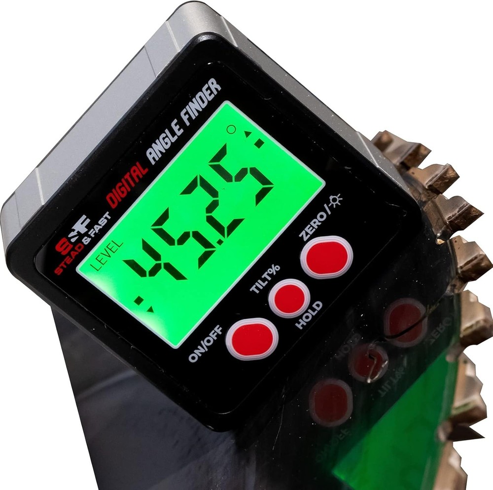 Magnetic Digital Angle Finder - Backlight Display