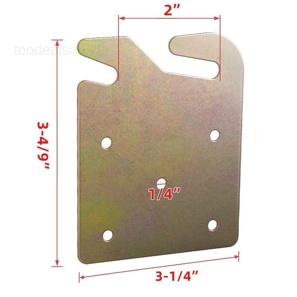 Bed Frame Brackets 4PCS Wood Hardware Universal King, Yellow