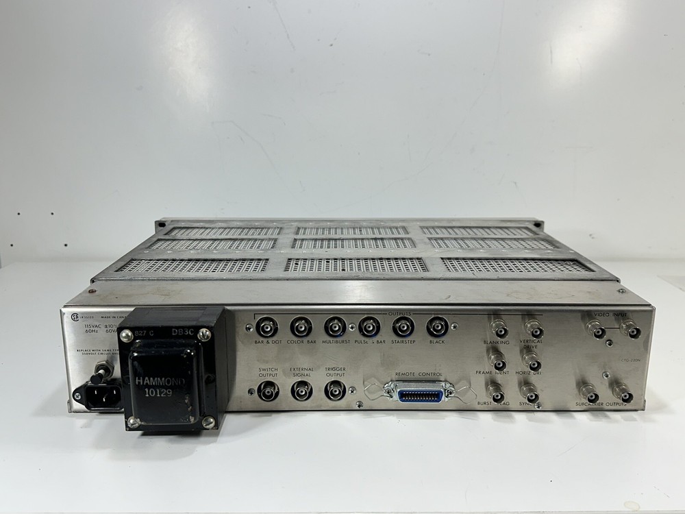 Leitch CTG-220N Calibration Test Generator ~ Power On / UNTESTED / Rare Item