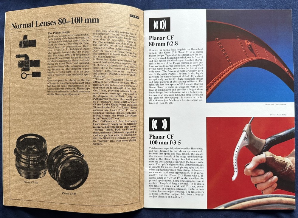 Hasselblad Lenses sales brochure