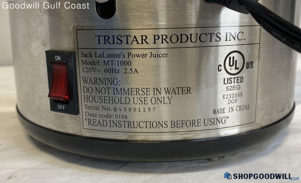 Jack LaLanne's Power Juicer