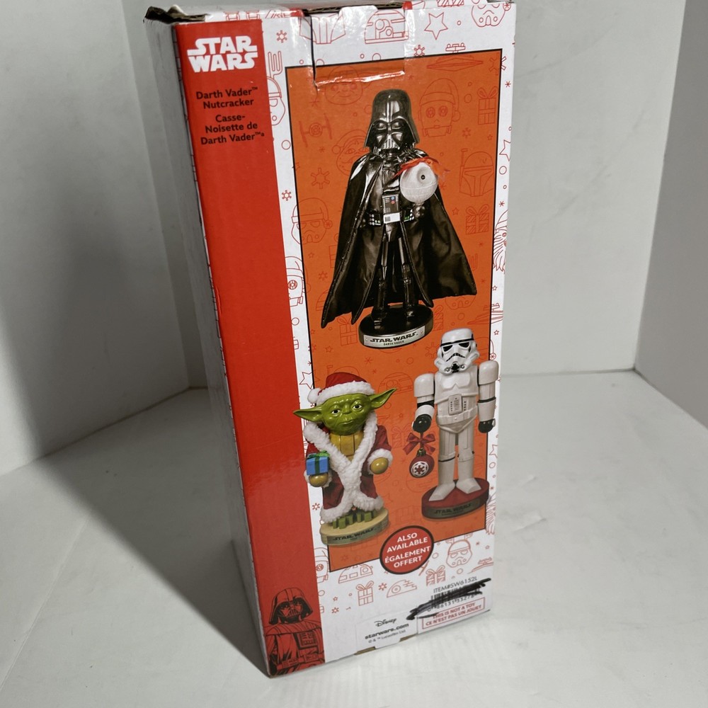 Kurt Adler Darth Vader with Death Star Nutcracker, 10-Inch