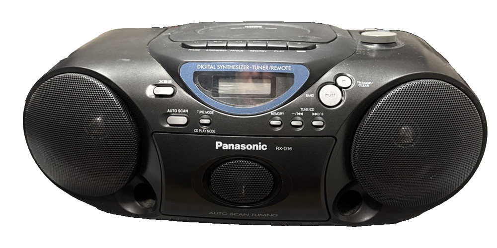Panasonic RX-D16 Portable Stereo CD System Cassette Player Tested!