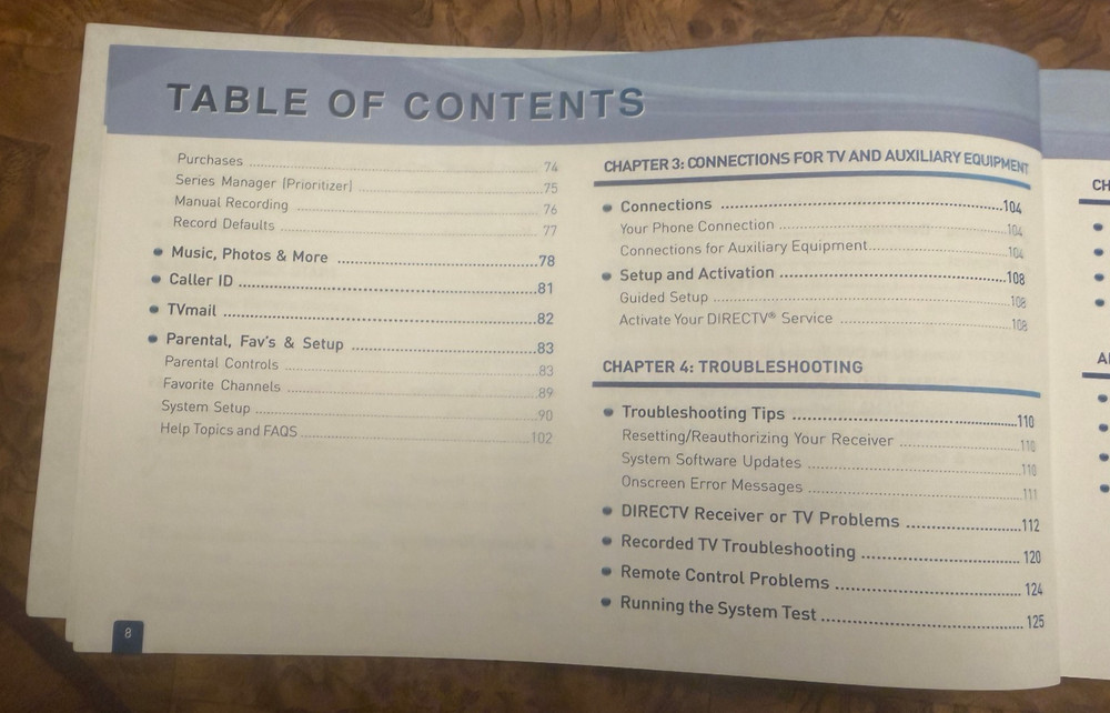 DirecTV Direct TV+Plus DVR Receivers User Guide