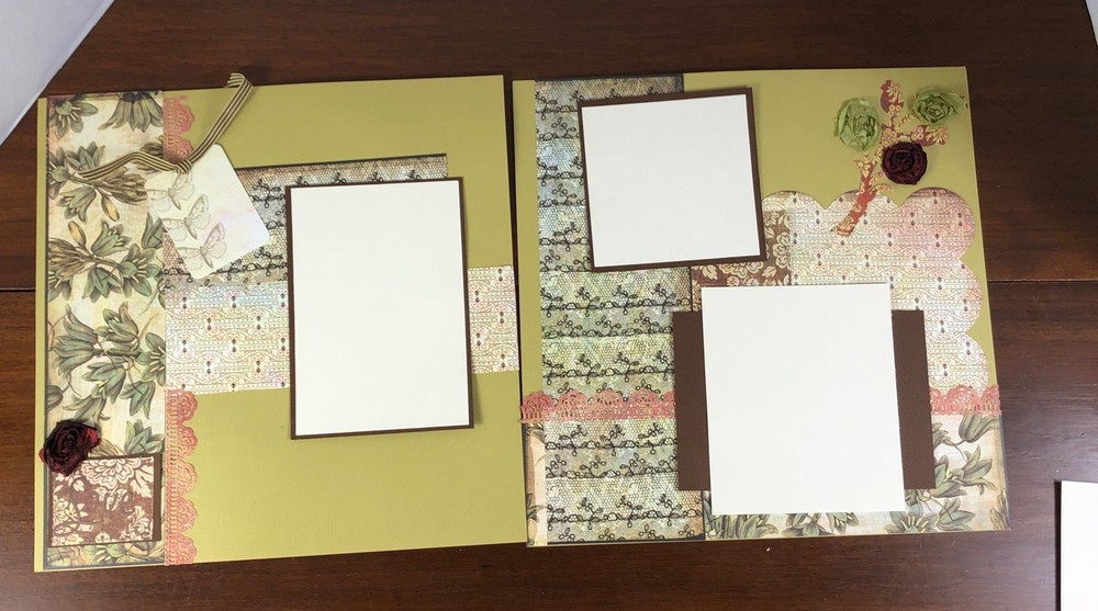 Basic Grey Curio Scrapbook 20 Layout Pages + Extras