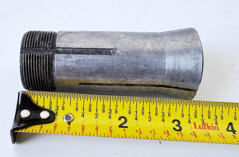 HARDINGE E2 5C Emergency Collet Internal & External Threads 1.013" Counter Bore