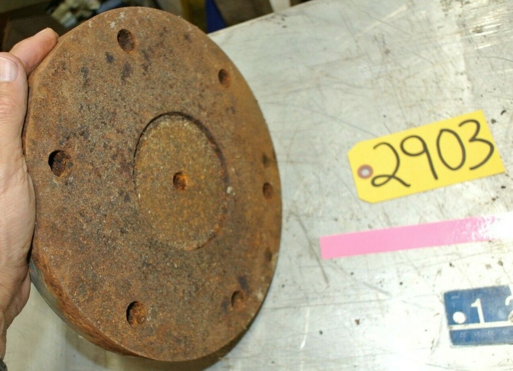 2 pcs. Hub or Adapter for ??? Machine Rusted on Back Side Very Heavy